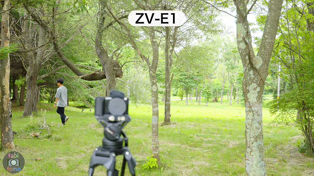 ZV-E1の中距離