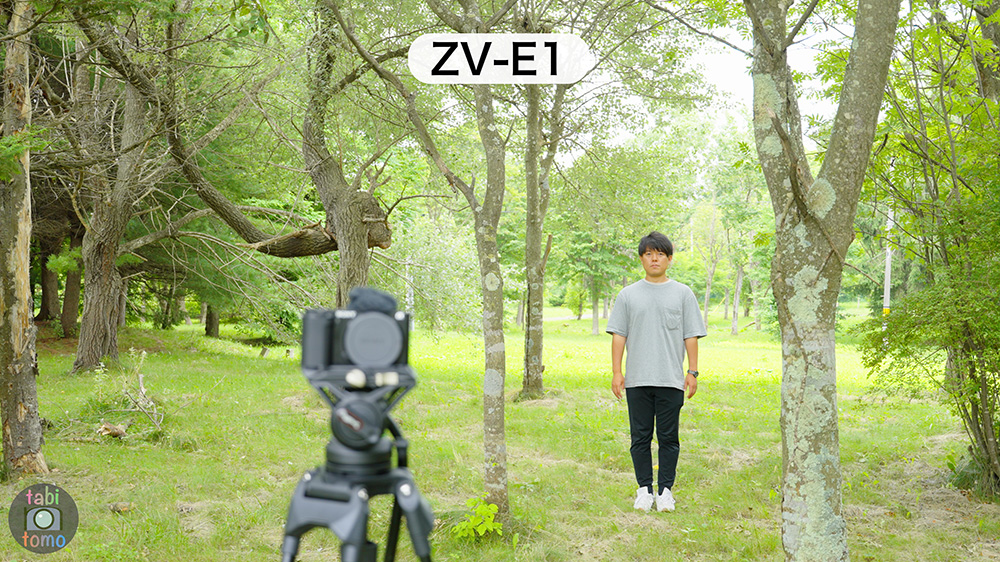 ZV-E1の近距離（正面）