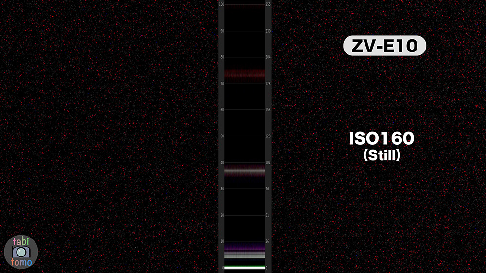 ZV-E10のノイズ 静止画ISO160